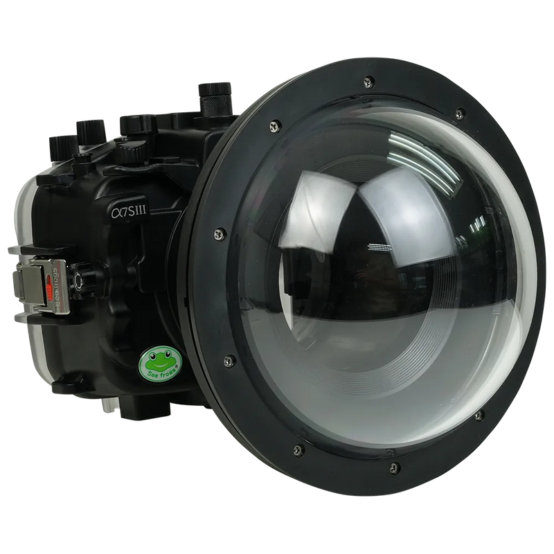 [a7siii-v2-dp90a8s] Sea Frogs Salted Line Underwater Camera Housing for Sony A7SIII with V2 Dome Port