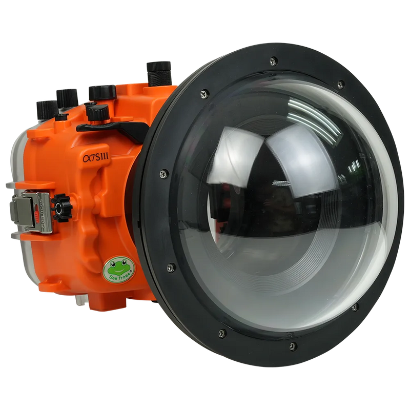 [a7siii-v2-dp90a8s] Sea Frogs Salted Line Underwater Camera Housing for Sony A7SIII with V2 Dome Port