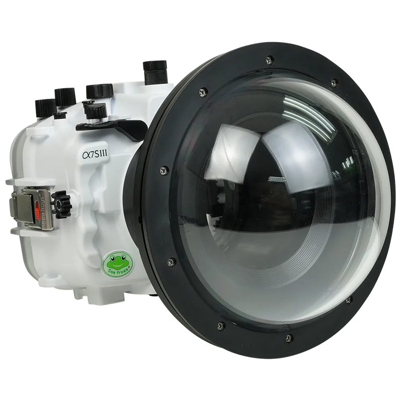 [a7siii-v2-dp90a8s] Sea Frogs Salted Line Underwater Camera Housing for Sony A7SIII with V2 Dome Port