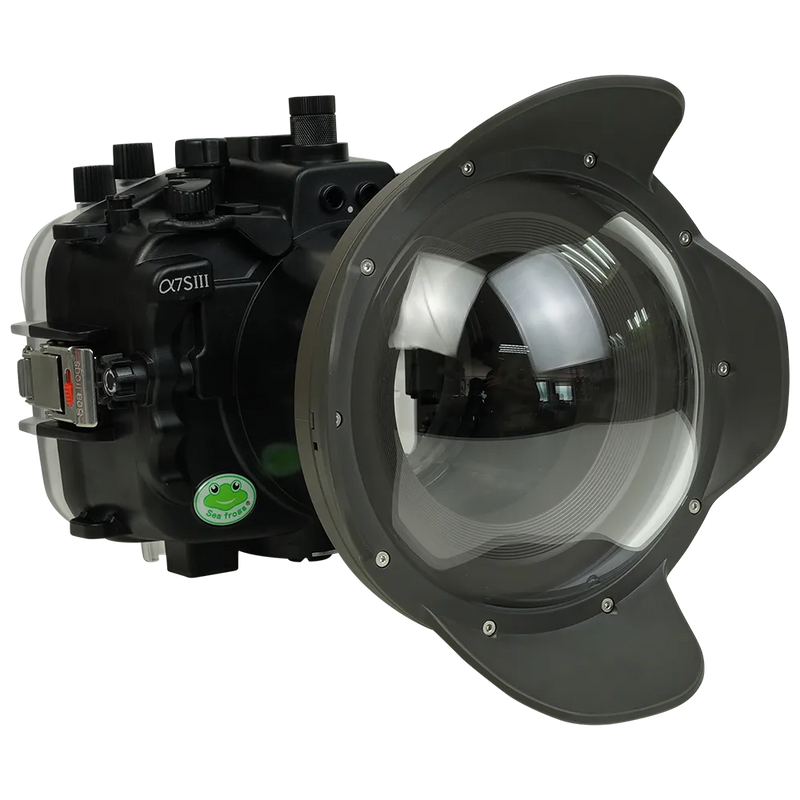 [a7siii-v2-dp90g6] Sea Frogs Salted Line Underwater Camera Housing for Sony A7SIII with V2 Dome Port