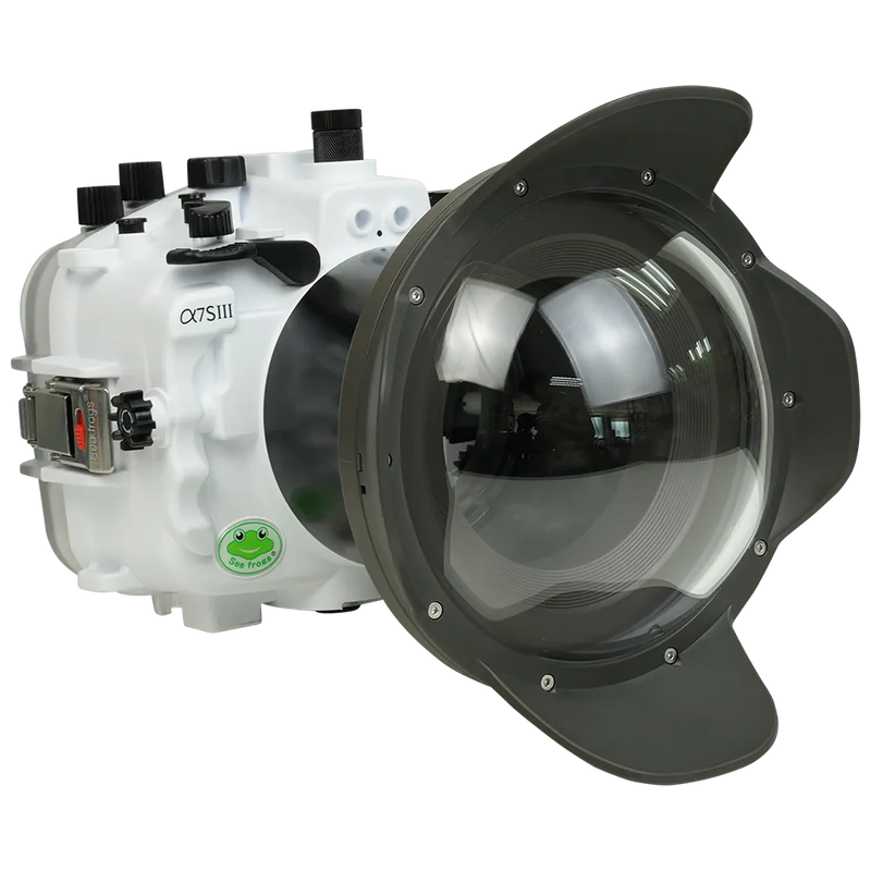 [a7siii-v2-dp90g6] Sea Frogs Salted Line Underwater Camera Housing for Sony A7SIII with V2 Dome Port