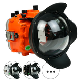 [a7siii-v7-dp90a6] Sea Frogs Salted Line Underwater Camera Housing for Sony A7SIII with V7 Dome Port