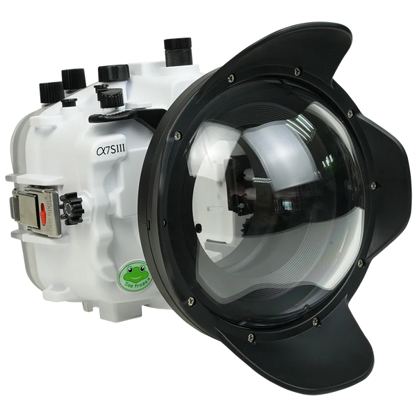 [a7siii-v7-dp90a6] Sea Frogs Salted Line Underwater Camera Housing for Sony A7SIII with V7 Dome Port