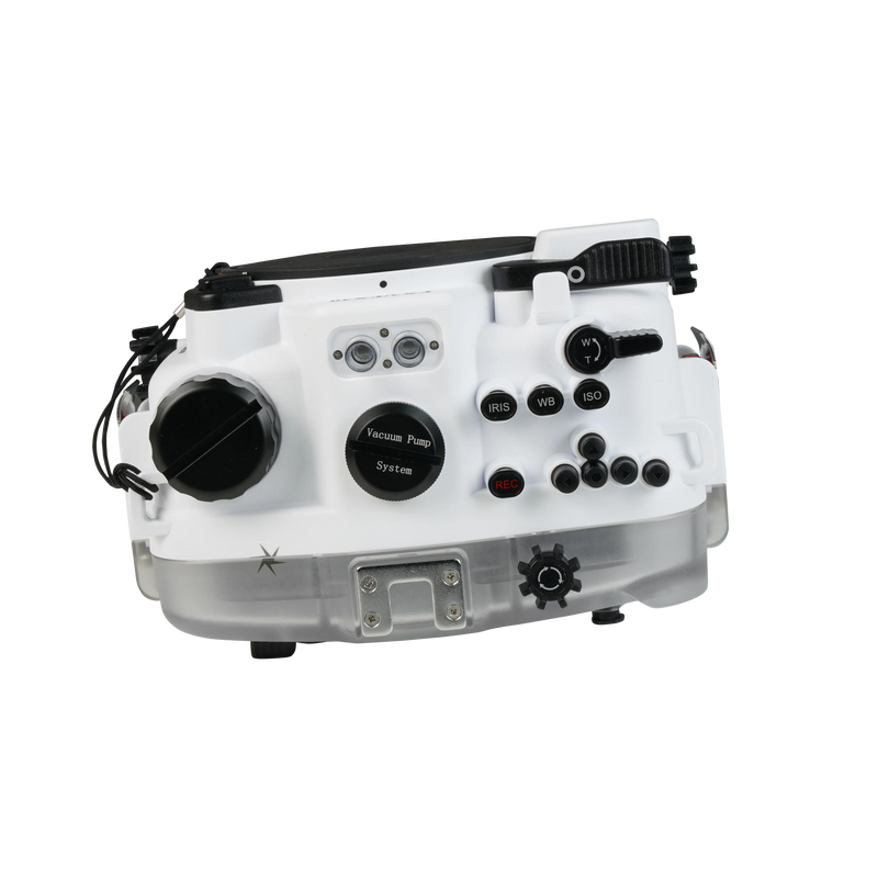 [fx3-fx30] Sea Frogs Salted Line Underwater Camera Housing with HDMI 2.0 Support for Sony FX3/FX30|White