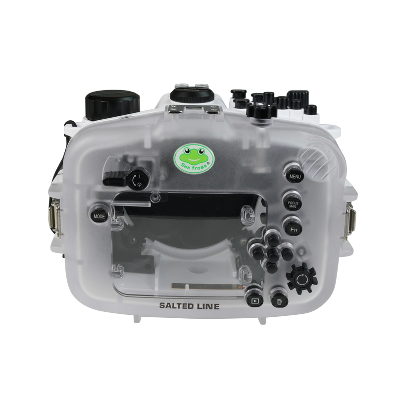 [fx3-fx30] Sea Frogs Salted Line Underwater Camera Housing with HDMI 2.0 Support for Sony FX3/FX30|White