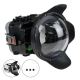 [fx3-fx30-v1-dp90a6] Sea Frogs Salted Line Underwater Camera Housing for Sony FX3/FX30 with HDMI 2.0 Support | V1 Dome Port
