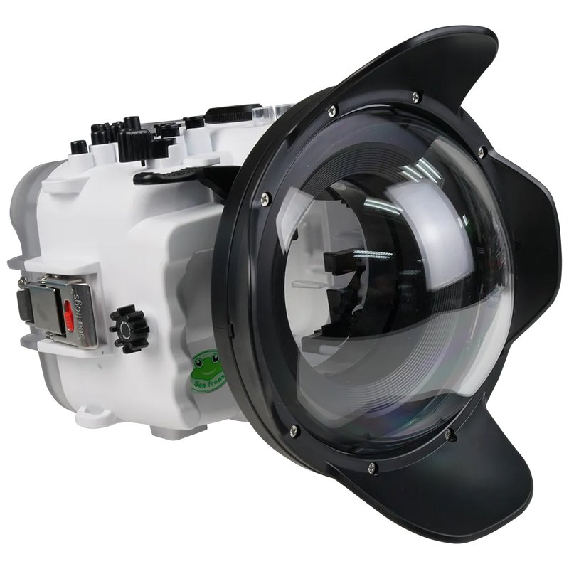 [fx3-fx30-v1-dp90a6] Sea Frogs Salted Line Underwater Camera Housing for Sony FX3/FX30 with HDMI 2.0 Support | V1 Dome Port