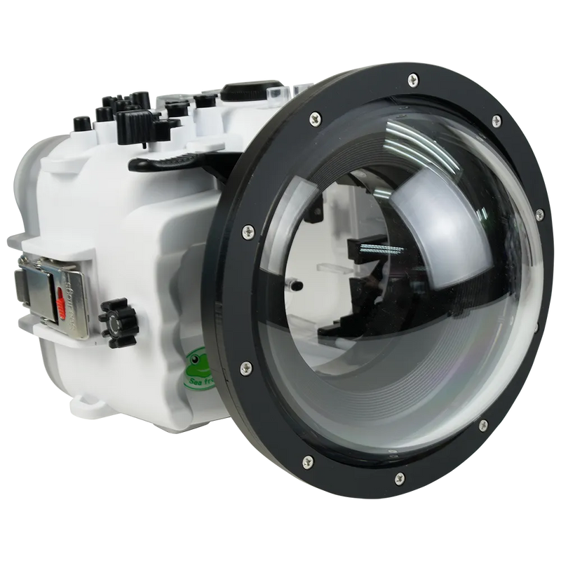 [fx3-fx30-v1-dp90a6s] Sea Frogs Salted Line Underwater Camera Housing for Sony FX3/FX30 with HDMI 2.0 Support | V1 Dome Port