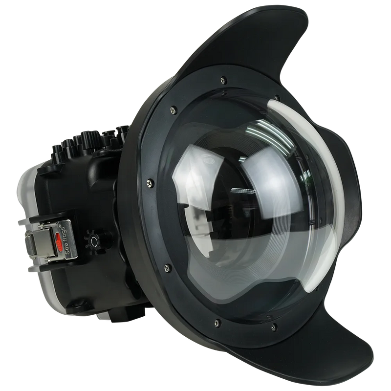 [fx3-fx30-v1-dp90a8] Sea Frogs Salted Line Underwater Camera Housing for Sony FX3/FX30 with HDMI 2.0 Support | V1 Dome Port