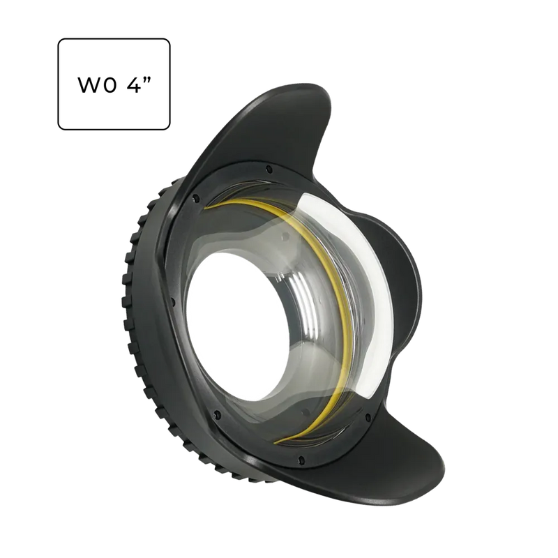 [sfdp67a4ww0] Sea Frogs Wide Angle Correctional Wet W0 4" Acrylic Dome Ports (67mm Round Adapter) for Underwater Camera Housings