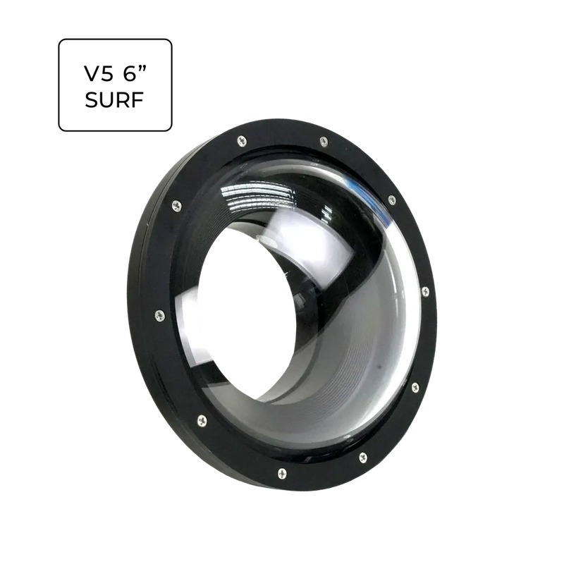[sfdp80a6sv5] Sea Frogs V5 6" Acrylic Dome Ports Surf Edition  for Underwater Camera Housings