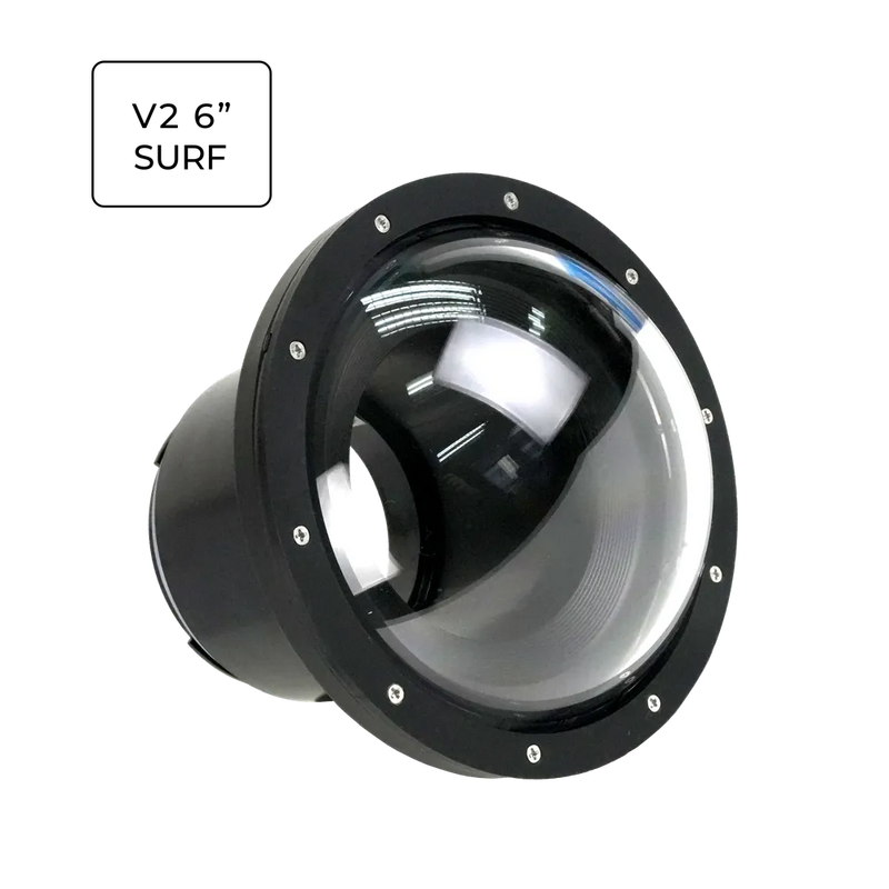 [sfdp90a6sv2] Sea Frogs V2 6" Acrylic Dome Ports Surf Edition  for Underwater Camera Housings