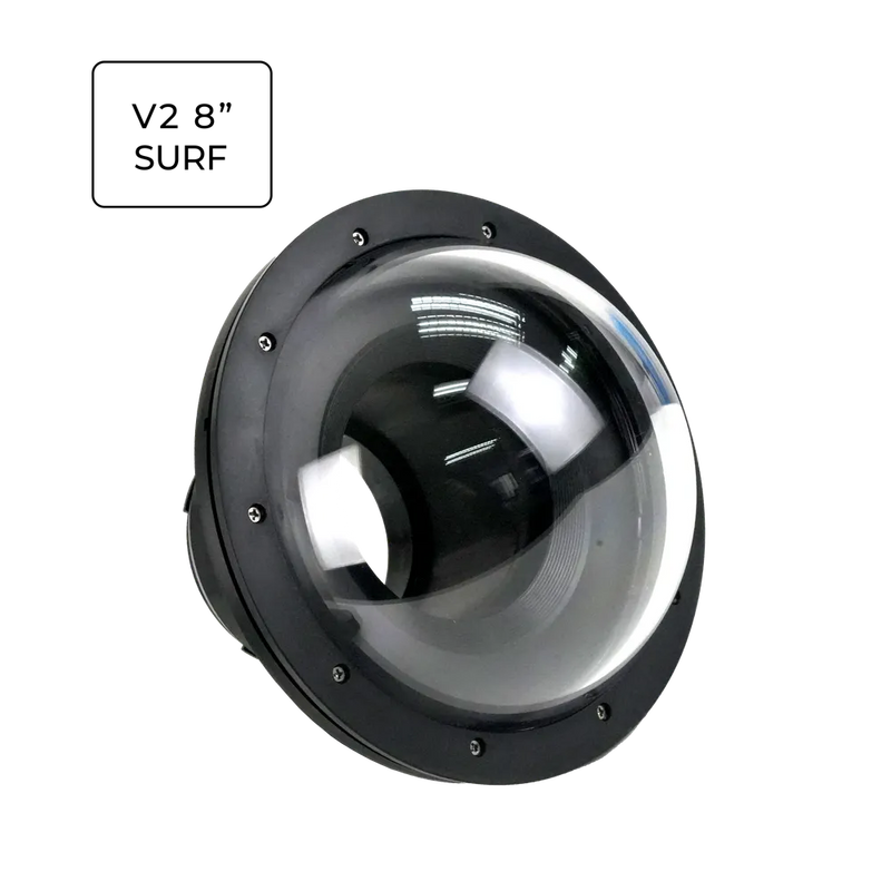 [sfdp90a8sv2] Sea Frogs V2 8" Acrylic Dome Ports Surf Edition  for Underwater Camera Housings