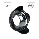 Sea Frogs V1 Dome Ports with 23mm Extension Ring
