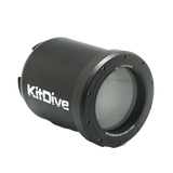 [53-kdfp80l67] KitDive Salted Line 67mm Optical Glass Flat Long Port for Sony A6xxx Salted Line Housing