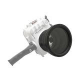 [55-kdfp80l4] KitDive Salted Line 4'' Optical Glass Flat Long Port for Sony A6xxx Salted Line Housing