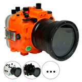 Sea Frogs Salted Line Underwater Camera Housing for Sony A1 with 4'' Glass Flat Port