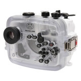 Salted Line Sea Frogs Underwater Camera Housing for Sony A6500/A6400/A6300/A6100/A6000 with 67mm Thread Glass Flat Port