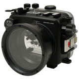 Salted Line Sea Frogs Underwater Camera Housing for Sony A6500/A6400/A6300/A6100/A6000 with 4'' Glass Flat Port