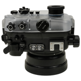 Salted Line Sea Frogs Underwater Camera Housing for Sony A6500/A6400/A6300/A6100/A6000 with 4'' Glass Flat Port