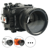 Salted Line Sea Frogs Underwater Camera Housing for Sony A6500/A6400/A6300/A6100/A6000 with 4'' Glass Flat Port