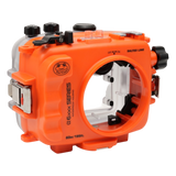 Salted Line Sea Frogs Underwater Camera Housing for Sony A6500/A6400/A6300/A6100/A6000 with 4'' Glass Flat Port