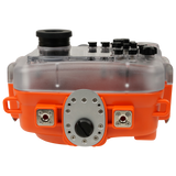 Salted Line Sea Frogs Underwater Camera Housing for Sony A6500/A6400/A6300/A6100/A6000 with 4'' Glass Flat Port