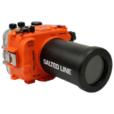 Salted Line Sea Frogs Underwater Camera Housing for Sony A6500/A6400/A6300/A6100/A6000 with 67mm Thread Glass Flat Port