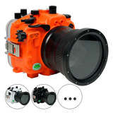 Salted Line Underwater Camera Housing for Sony A7III/A7RIII with 4'' Glass Flat Port