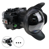 Salted Line Underwater Camera Housing for Sony FX3/FX30 with HDMI Support with V2 Dome Port