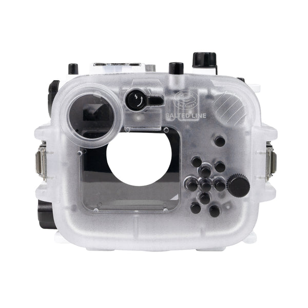 Wasserdichtes UW-Gehäuse von Salted Line für die Sony RX1xx-Kameraserie mit Aluminium-Pistolengriff