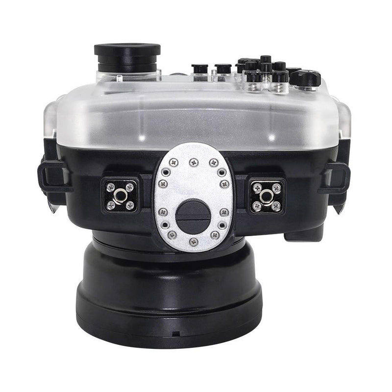 Salted Line underwater housing black bottom view Sea Frogs