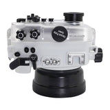 Salted Line underwater housing with pistol grip white top view Sea Frogs