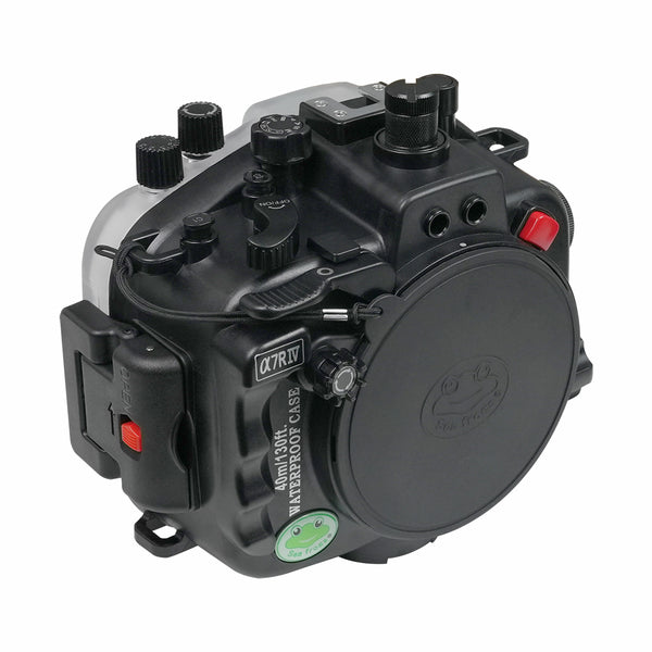Boîtier de caméra sous-marine Sony A7R IV PRO 40M/130FT sans port. Noir