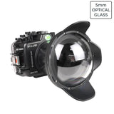 Sony A7R V 40M/130FT Underwater camera housing with 6" Glass Dry Dome Port V.2 (FE16-35mm F2.8 Zoom gear).