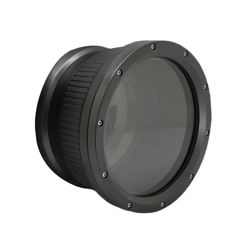 SeaFrogs 4" Flat Port for Fujifilm X-T4/X-T5 40M/130FT, XF 18-55mm (Zoom gear included)