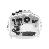 Caixa de câmera subaquática Sony A7 IV NG 40M/130FT com porta Dome V.9 de 8" para FE12-24mm F4 (anéis de zoom para FE12-24 F4 e FE16-35 F4 incluídos).