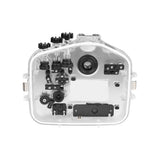 Sony A7R V 40M/130FT Underwater camera housing with 6" Optical Glass Flat Short port (FE16-35mm F4 Zoom gear).