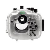 Caixa de câmera subaquática Sony A9 PRO V.3 40M/130FT (somente corpo).Branco