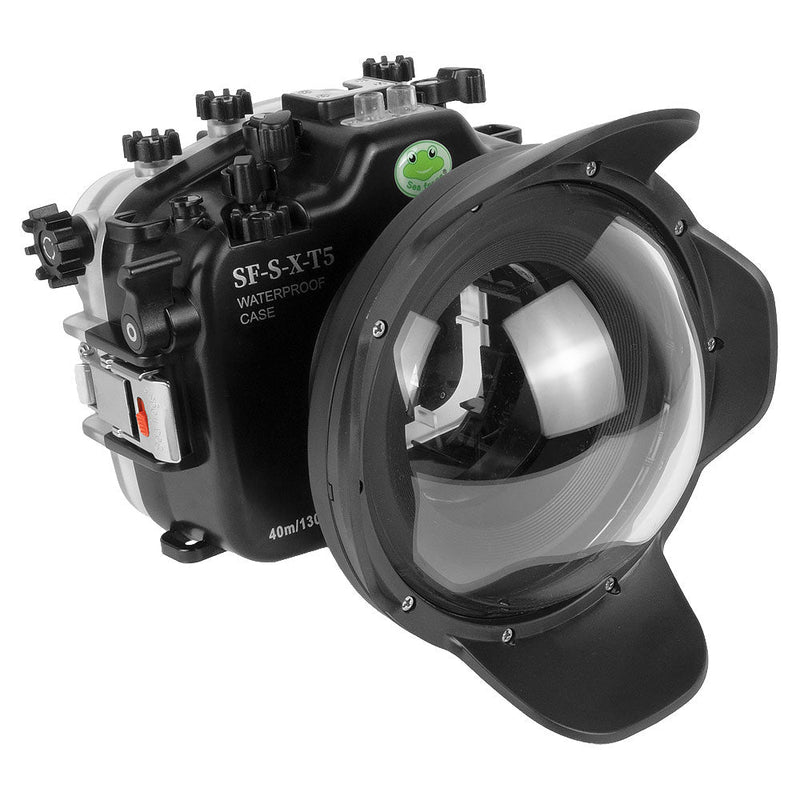 Fujifilm X-T5 40M/130FT Underwater camera housing with 6" Dry Dome Port for XF 16mm