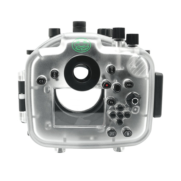 Kit de caixa de câmera Sony A7 III / A7R III Série FE12-24mm f4g UW com porta Dome de 6" V.10 (sem porta plana) Anéis de zoom para FE12-24 F4 e FE16-35 F4 incluídos. Preto