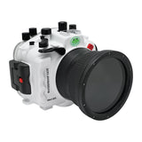 Kit de boîtier de caméra Sony A9 II UW avec port dôme V.7 de 6" (y compris le port standard) Blanc.