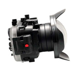 Kit de boîtier de caméra Sony A9 V.3 Series FE12-24mm f4g UW avec port dôme 6" (y compris le port standard) Bagues de zoom pour FE12-24 F4 et FE16-35 F4 incluses. Noir