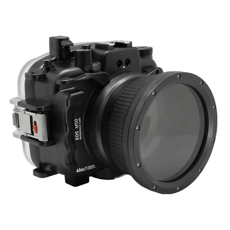 Canon EOS M50 / EOS Kiss M 40M/130FT Underwater camera housing. Salted Line underwater housings for SONY a6xxx