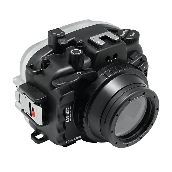 Canon EOS M50 / EOS Kiss M 40M/130FT Underwater camera housing. Salted Line underwater housings for SONY a6xxx