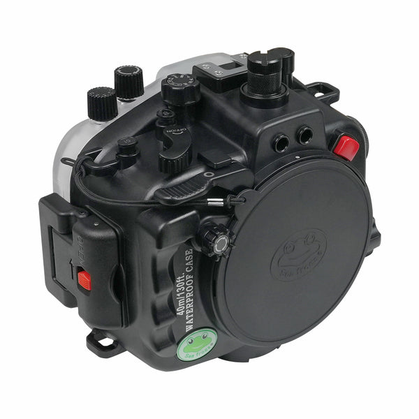 Boîtier de caméra sous-marine Sony A9 II PRO 40M/130FT sans port. Noir