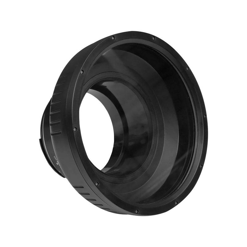 Flat Port for Canon EOS R5/R6 UW housing, RF 14-35mm f/4L IS USM L IS (Zoom gear included) and RF 50mm f/1.2L USM lens