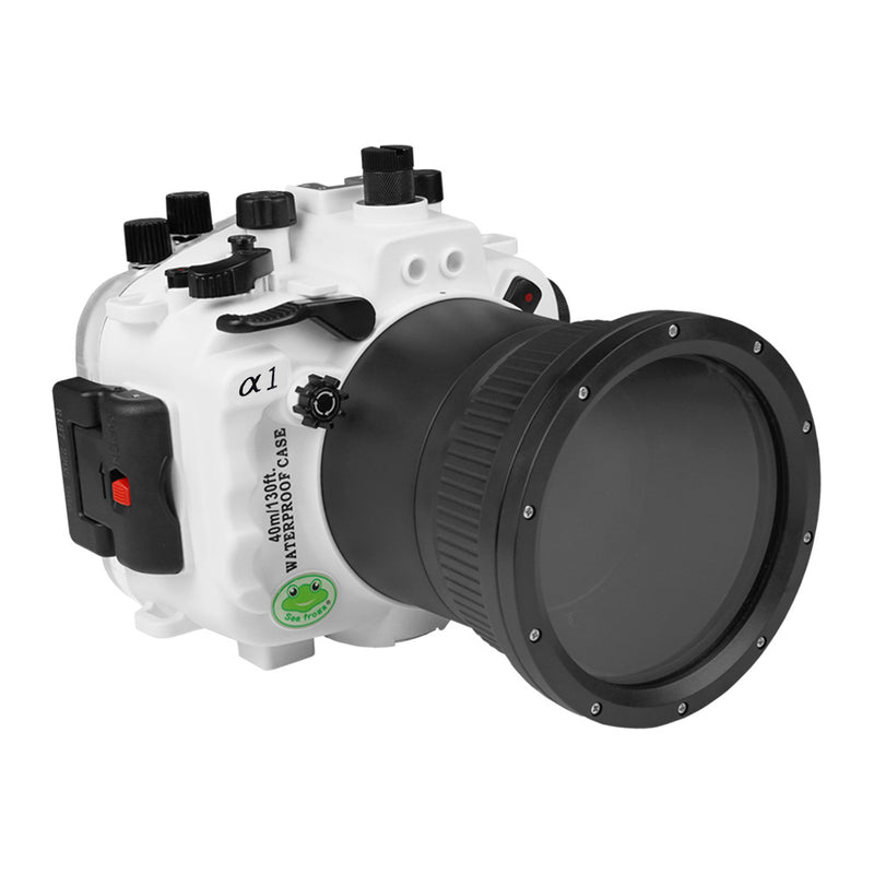 Kit de caixa de câmera Sony A1 FE12-24mm f4g UW com porta Dome de 6" (incluindo porta plana longa) Anéis de zoom para FE 12-24 F4 e FE 16-35 F4 incluídos