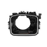 Caixa de câmera subaquática Sony FX30 40M/130FT com porta curta de vidro plano de 6" para Sony FE 50mm f/1.2 GM