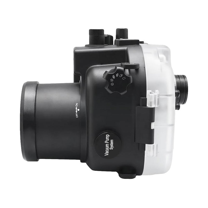 Panasonic Lumix GH5 & GH5S 40m/130ft Underwater camera housing. Salted Line underwater housings for SONY a6xxx